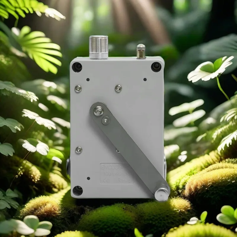Portable Hand Crank Generator, Manual Survival Charger USB Emergency Power Bank for Phone Radio