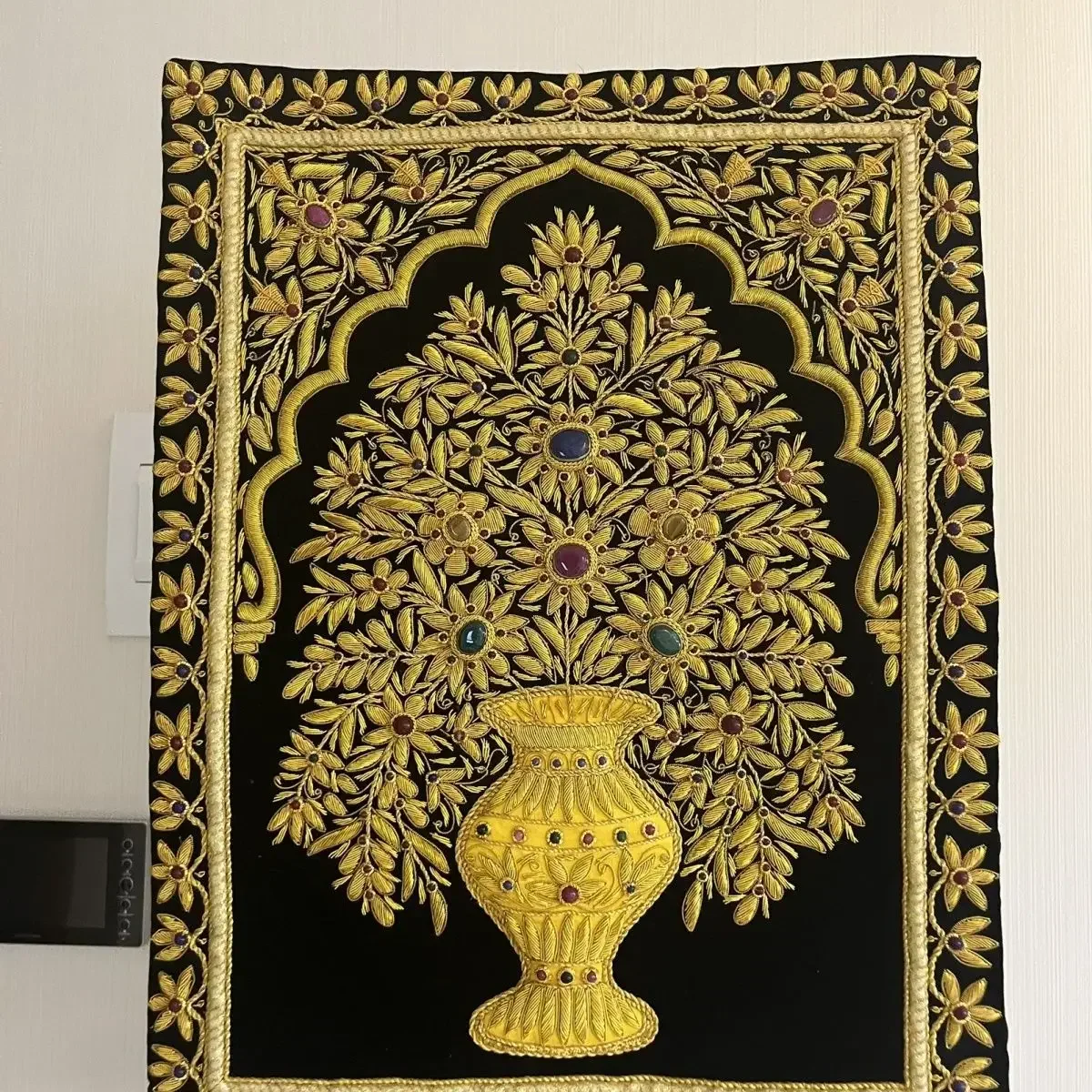 Dubai handmade tapestry, Dubai royal tapestry hanging on the wall, new living room hanging painting entrance