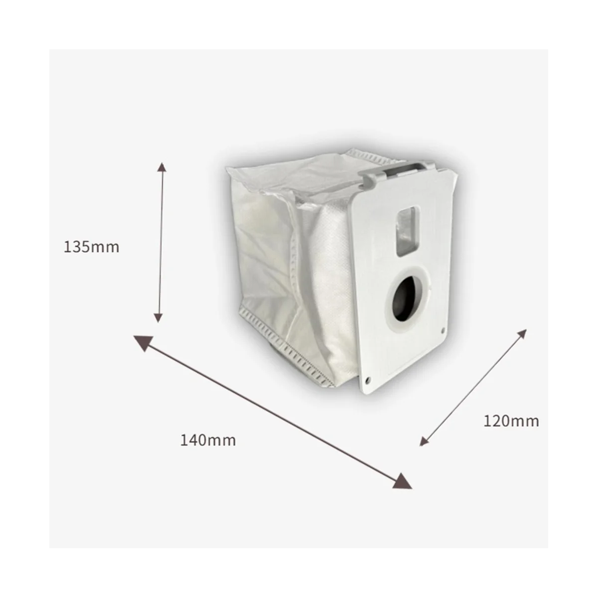 5PCS for LG A939KBGS/A937KGMS Household Vacuum Cleaner Bag Dust Collection Bag Garbage Bag Cleaning Robot Accessories