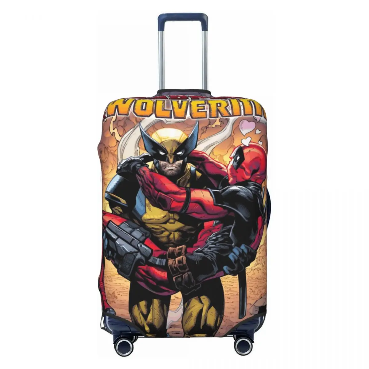 

Custom Wolverine Vintage Comics Luggage Cover Protector Fashion Classical Film Travel Suitcase Covers for 18-32 Inch