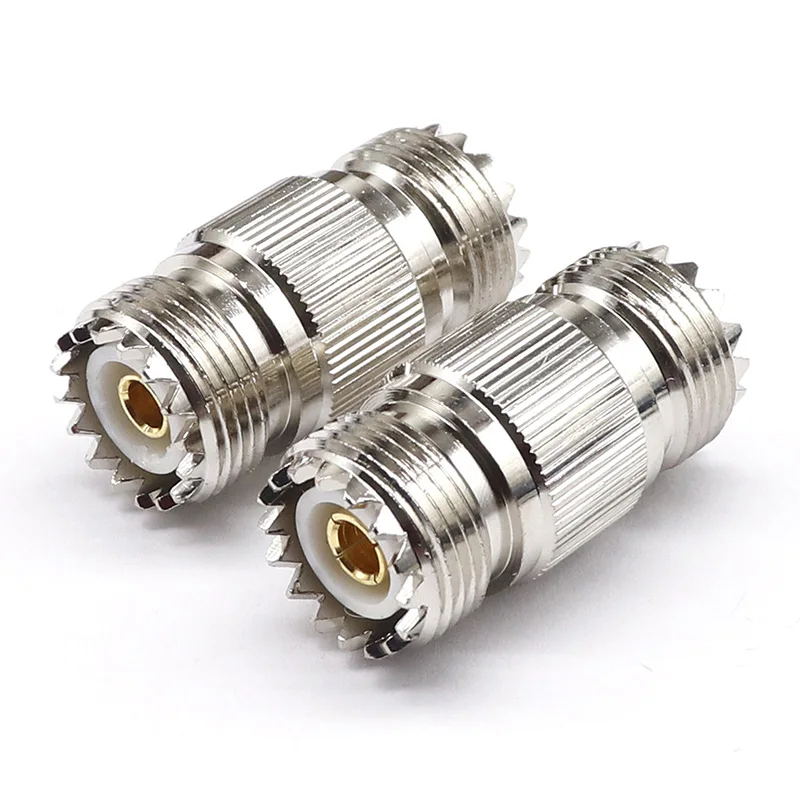 RF adapter SL16-KK UHF-KK M female straight-through head Female to female straight-through head All copper gold-plated needle
