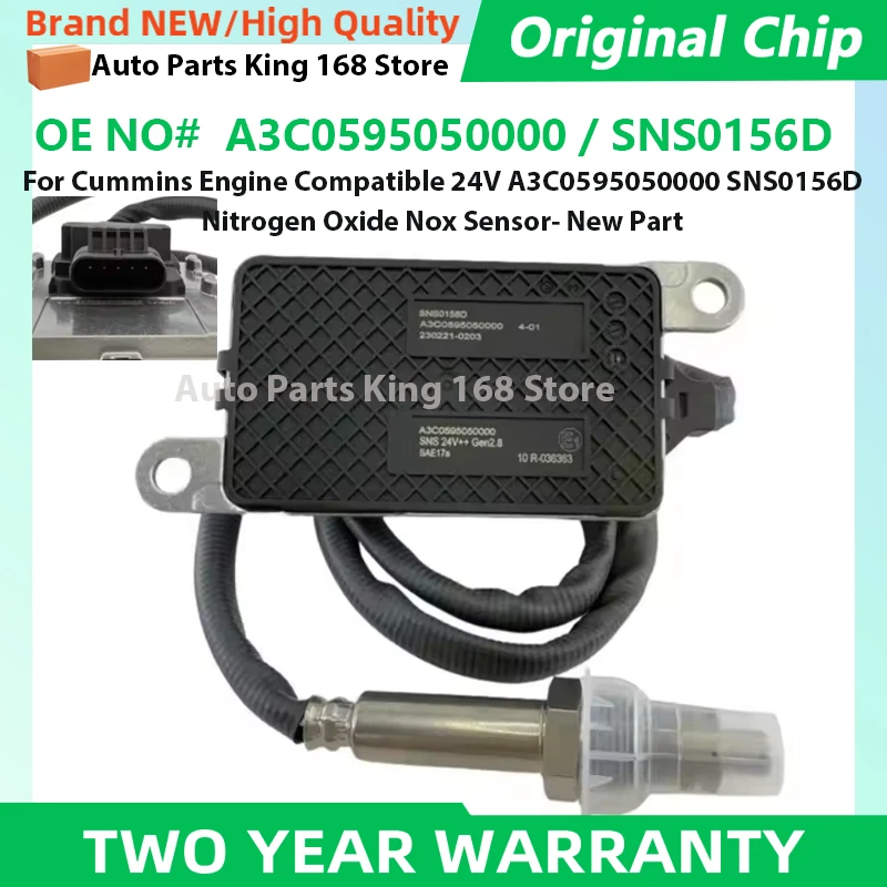 

A3C0595050000 SNS0156D High quality New 24V Nitrogen Oxide Nox Sensor For Cummins