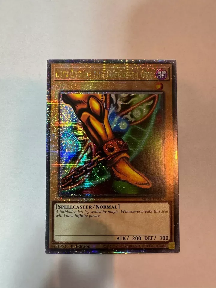 

Yugioh KONAMI MP24-EN003 Left Leg of the Forbidden One 25th Quarter Century Secret English 1st Edition Collection Mint Card