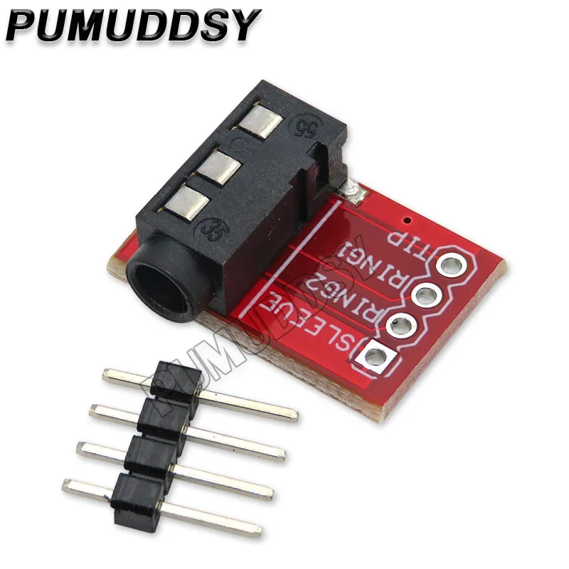 New TRRS 3.5mm Audio Socket Jack Breakout Headphone Video Audio MP3 Jack Professional AL Module 3.5 MM Board