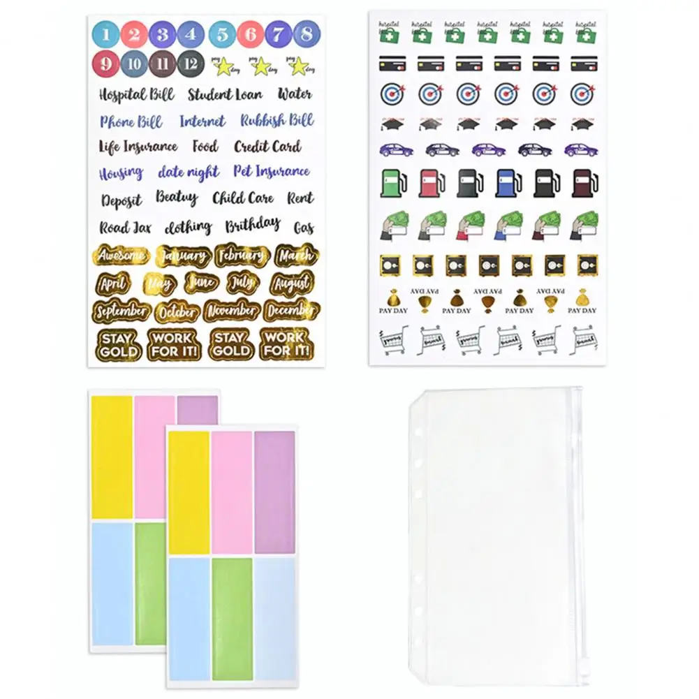 สมุดโน้ตพิมพ์ลายดอกไม้หลากสีสมุด A6อเนกประสงค์มีซิปสำหรับเงินสด