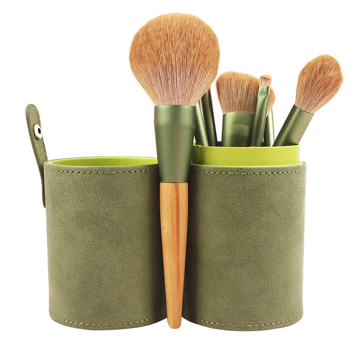 Green Luo 10 makeup brushes tools Brush Set Cangzhou Super Soft Full Set Brush Blush Brush Whitewash Beauty Makeup Set Brush