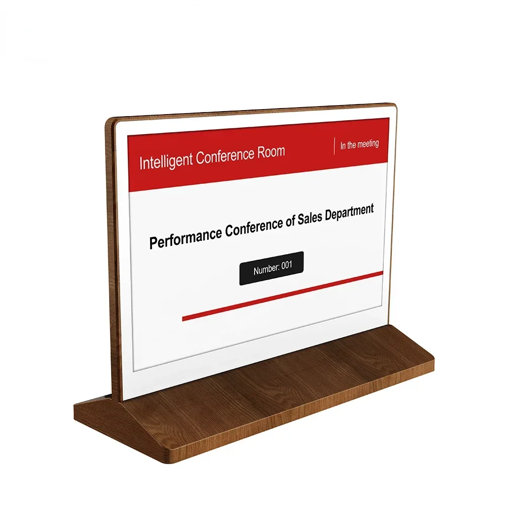Cheap And Fine Hot Sales Wireless Intelligent Desktop Demonstration 7.5-inch Double-sided Electronic Conference Nameplate