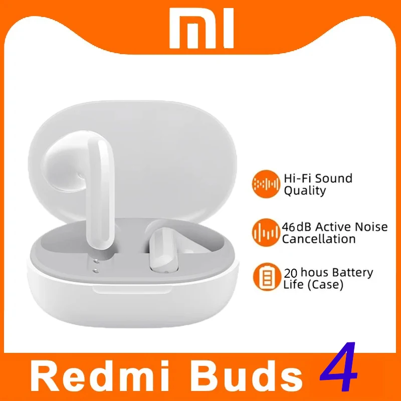 Xiaomi RedmiBuds 4 Lite  Earphone TWS Bluetooth 5.3 Headphones  Earphones ip54 buds 20H play time wireless Earphone