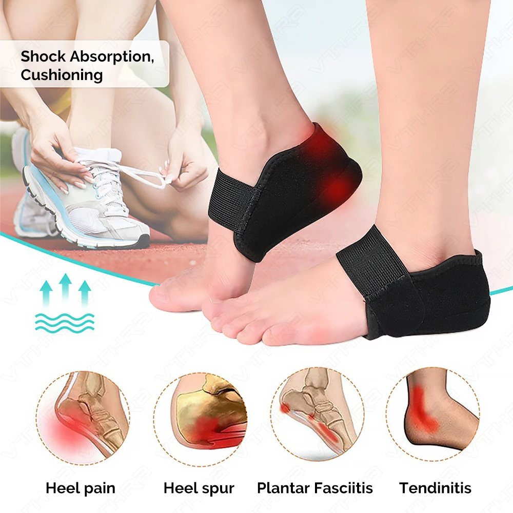 Silicone Height Increase Insole For Shoes Men Women Adjustable Elastic Bandage 1/2/3Cm Up Arch Support Orthopedic Insoles