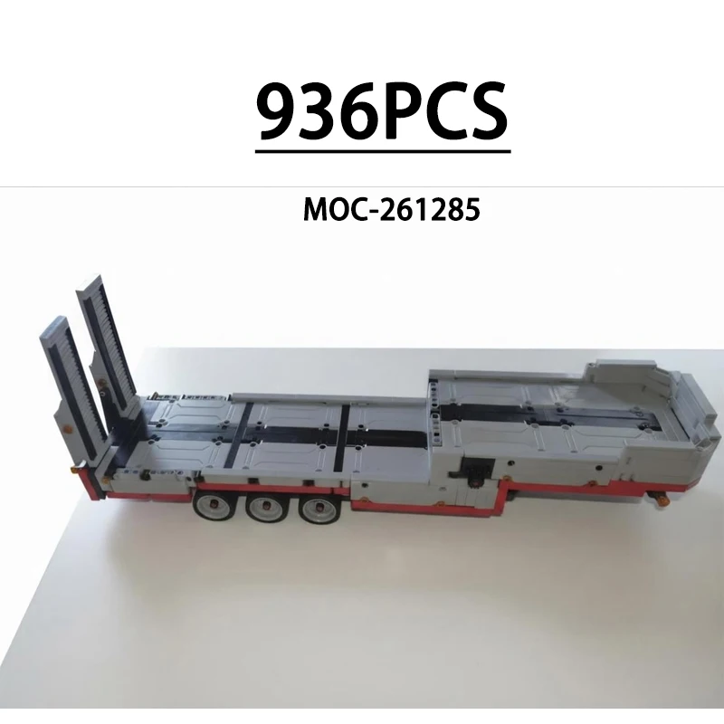 MOC-261285 Block Tank Transport Miracle Flatbed Model 936 Pieces Children's Educational Birthday Christmas New Year Toy Gift