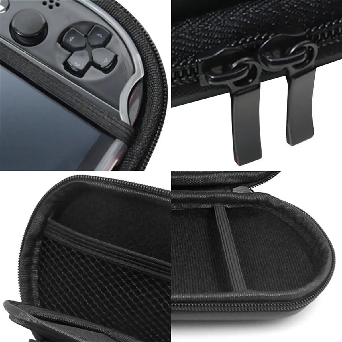 SCLS Hard Carrying Case Bag Shockproof Waterproof Storage Bag Dustproof Portable Storage Box for PSVITA2000 PSV1000