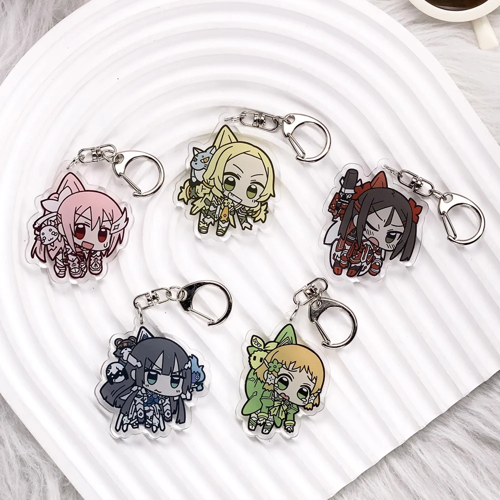 شخصيات أنيمي يوكي يونا هي بطل العصرية سلسلة مفاتيح مصنوعة من الأكريليك اكسسوارات حقيبة سحرية على ظهره قلادة كيرينغ هدايا للأصدقاء #1