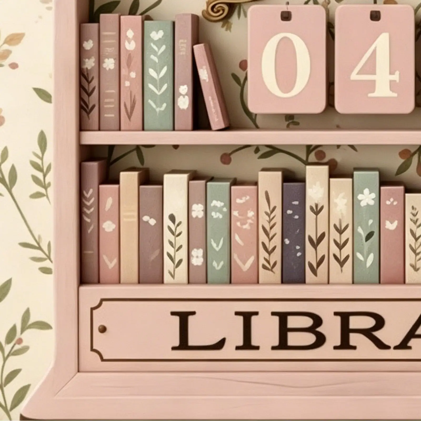 Vintage Holz-Buchzähler Lesewahrzeichen Lesenzähler-Schild Lesezubehör für Zuhause Büro Klassenzimmer Buchhandlung Desktop-Dekoration – Detail 7