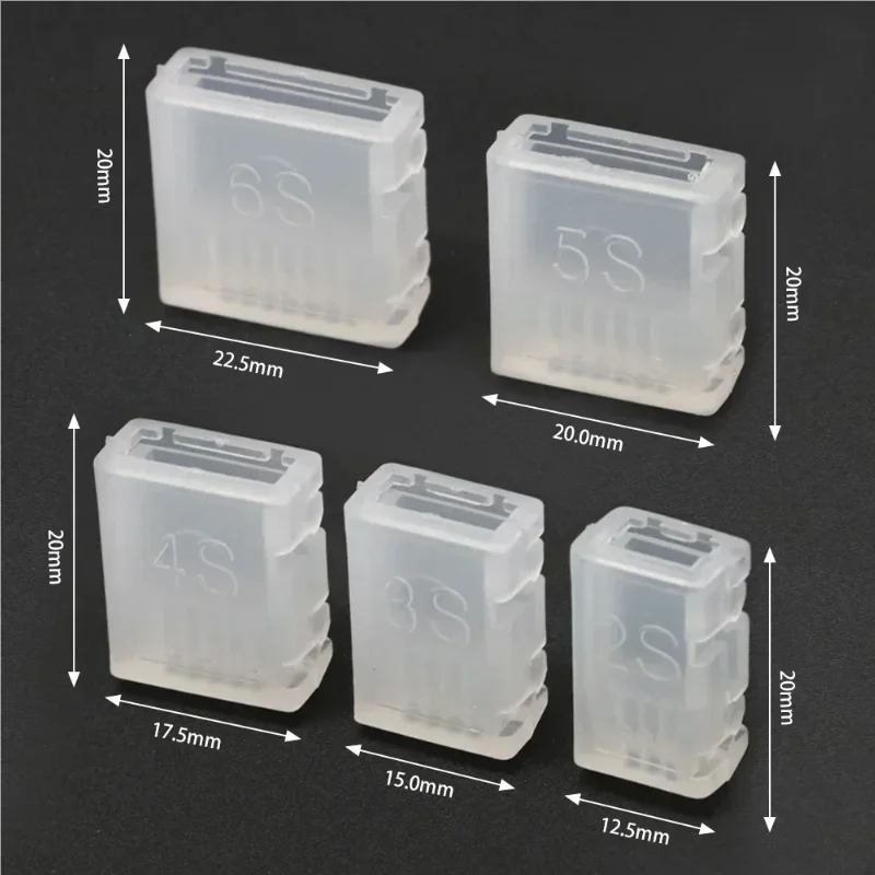 5pcs 6s 2s 3s 4s 5s  Jst-xh Balanced Head Protection Ab Clip Balance Plug Savers For Rc Lipo Battery Parts