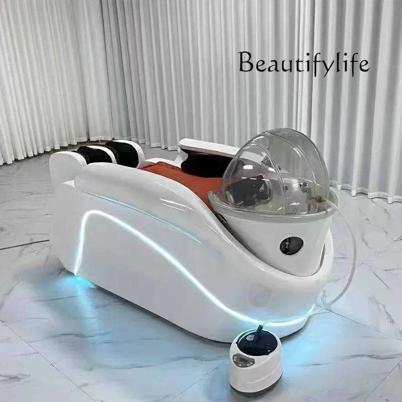 Automatic Intelligent Massage and Hairdressing Barber Shop Head Therapy Aromatherapy Massage Chair Integrated Shampoo Shampoo