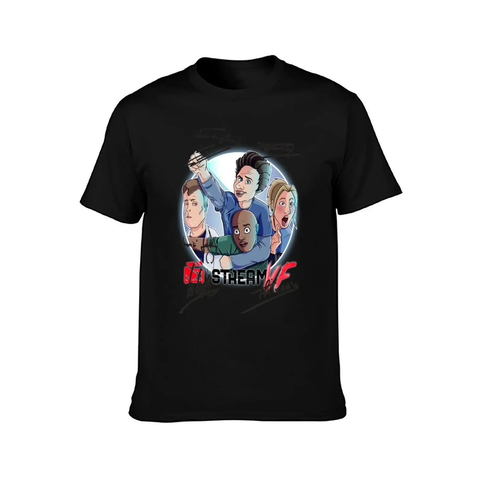 Scrubs Version Red and Black StreamVF T-Shirt Construction Work Tee Shirt