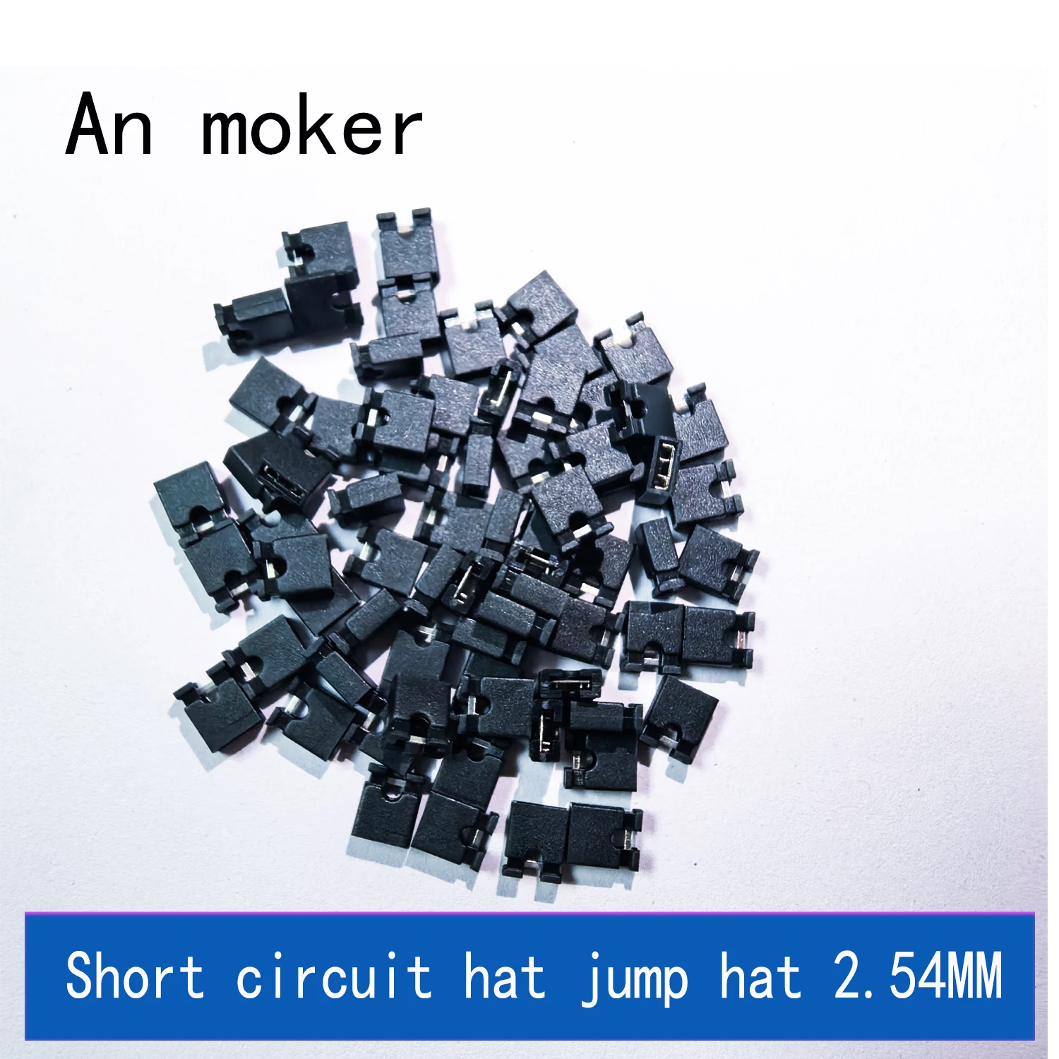 100 قطعة غطاء قصير ورؤوس ومبيت أسلاك 2.54 مللي متر تحويلة أسود أصفر أبيض أخضر أحمر أزرق فتحة الفتح #1