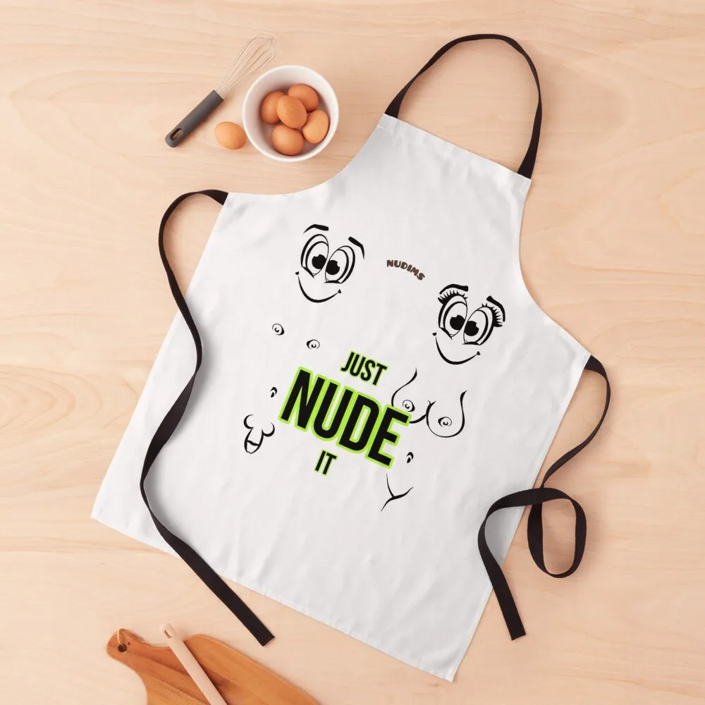 

Just NUDE it! C B Apron custom women's kitchen home women Woman Kitchen christmas decoration Apron