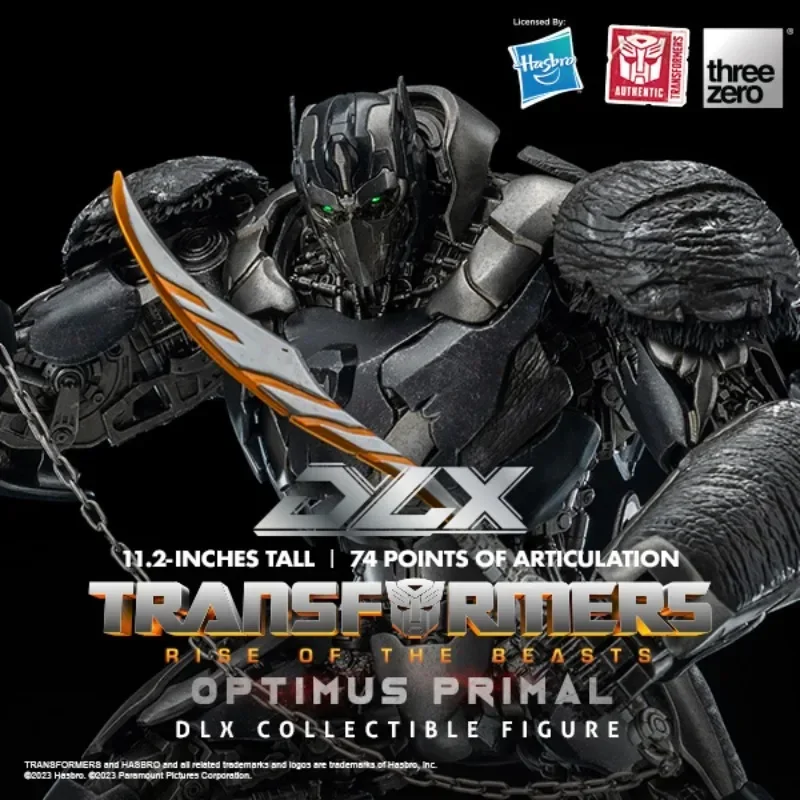 

В наличии Threezero оригинальные трансформеры, подъем зверей DLX Optimus Primal, 11,2 дюймов, фигурки героев, коллекция игрушек в подарок