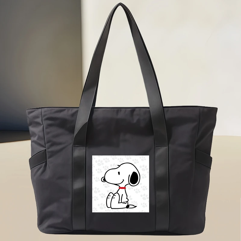 

Waterproof Snoopy Sports Fitness Bag Women Girls Lightweight Large Capacity Multifunctional Handbag Travel Duffel Swim Hiking