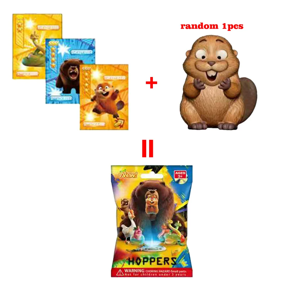 2026 Beaver Transformation Plan Blind Box Car Decoration Model Toys Set of 24 Random Pieces Birthday Gift Idea