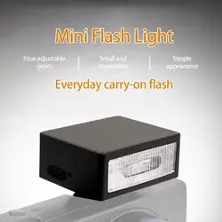 Portable Mini Hot Shoe The Top Of The Compact Camera High Quality For Ricoh Fujifilm F1 Mini Adjustable Power Flash P0Y2