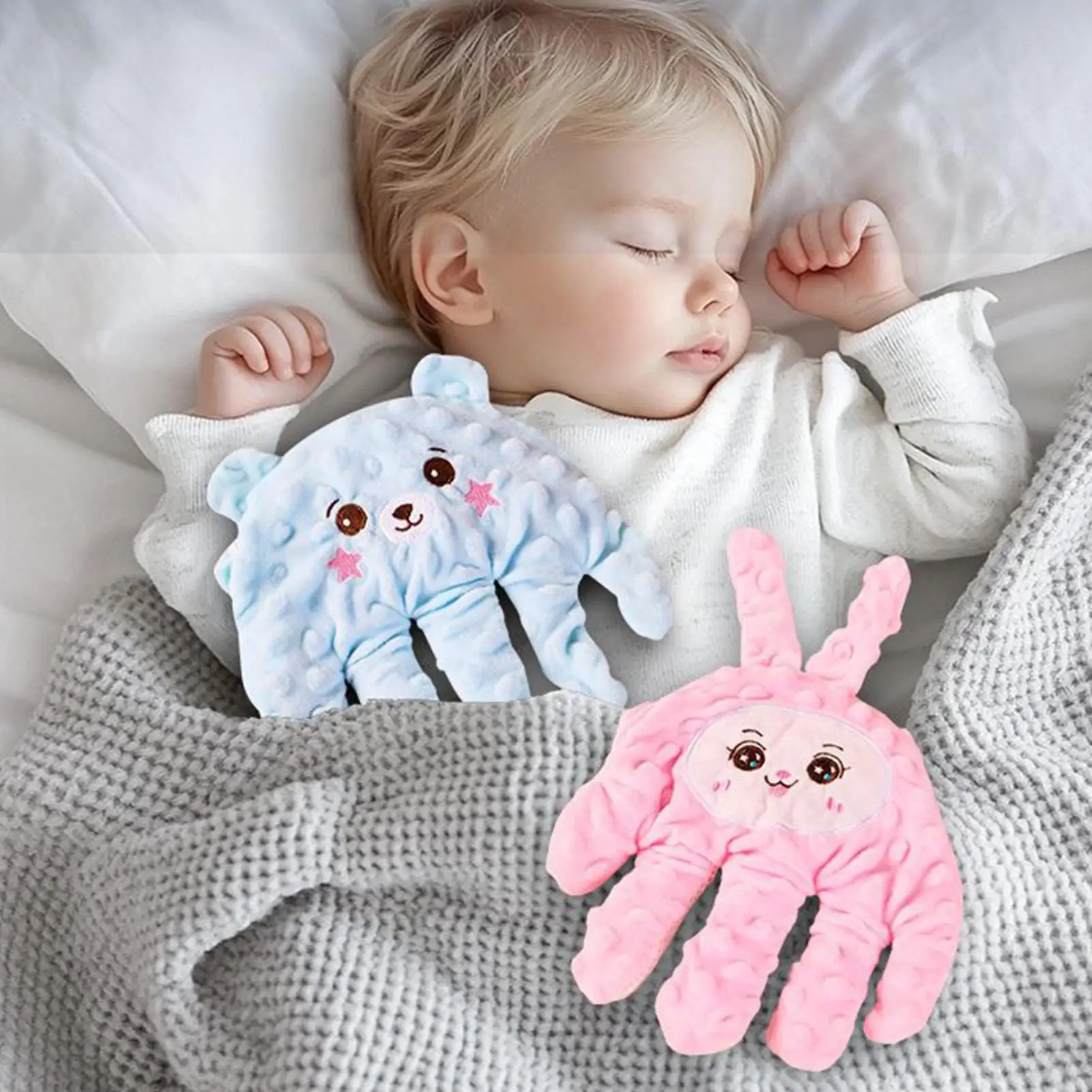 Palmo lenitivo per bambini per dormire Giocattolo automatico per accarezzare il bambino Giocattolo per accarezzare la prevenzione dei morbidi con telecomando per la scuola materna dei nuovi genitori