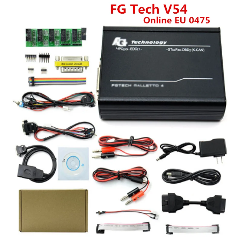 

Fgtech G-alletto 4 Master V54 FW 0475 Support BDM Full Function Fg Tech V54 EU Version OBD2 Auto ECU Chip Tuning Programmer