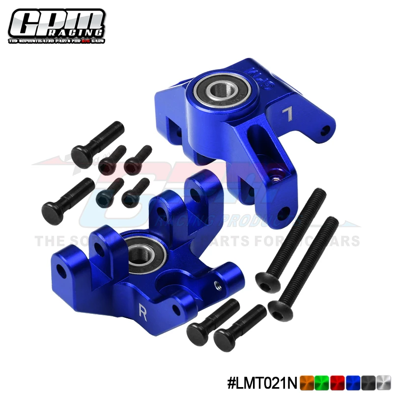 GPM 7075 Alloy Front Spindle Set For LOSI 1/8 LMT Solid Axle Monster Truck