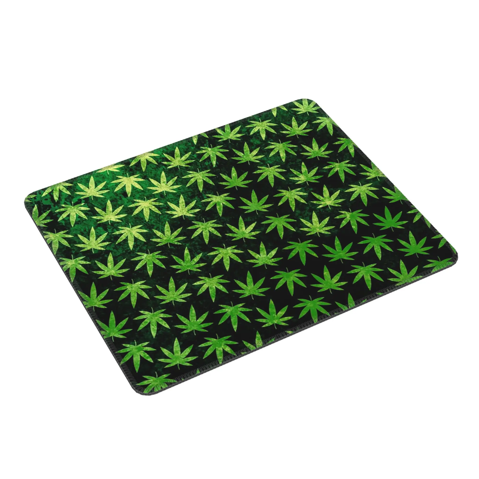 Cannabis Leaves Marijuana Weed Leaf Mouse Pad Computer Keyboard Mouse Mat Gamer PC Laptop Desk Mat Office Accessories Table Mats