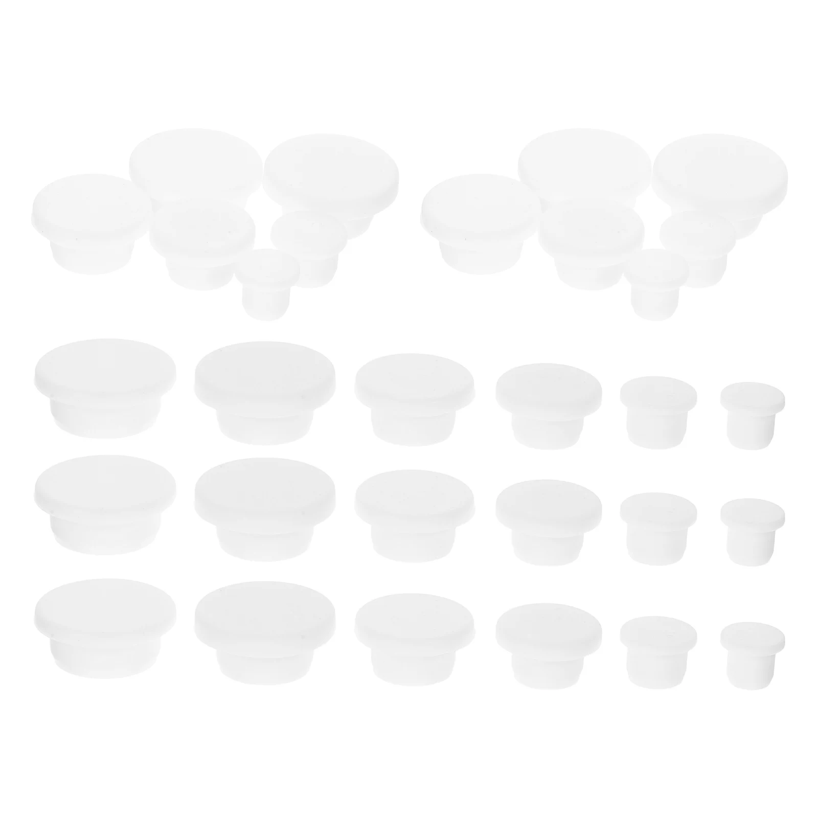 

30 Pcs Multi-diameter Silicone Hole Plug Plugs for Holes Bottle Stoppers Glass Bottles