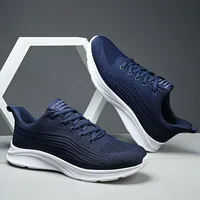2024 Spring Hot Sale Cheap Running Shoes for Men Breathable Weave Sneakers Men Trainers Light Anti-slip Sports Shoes Size 46 47