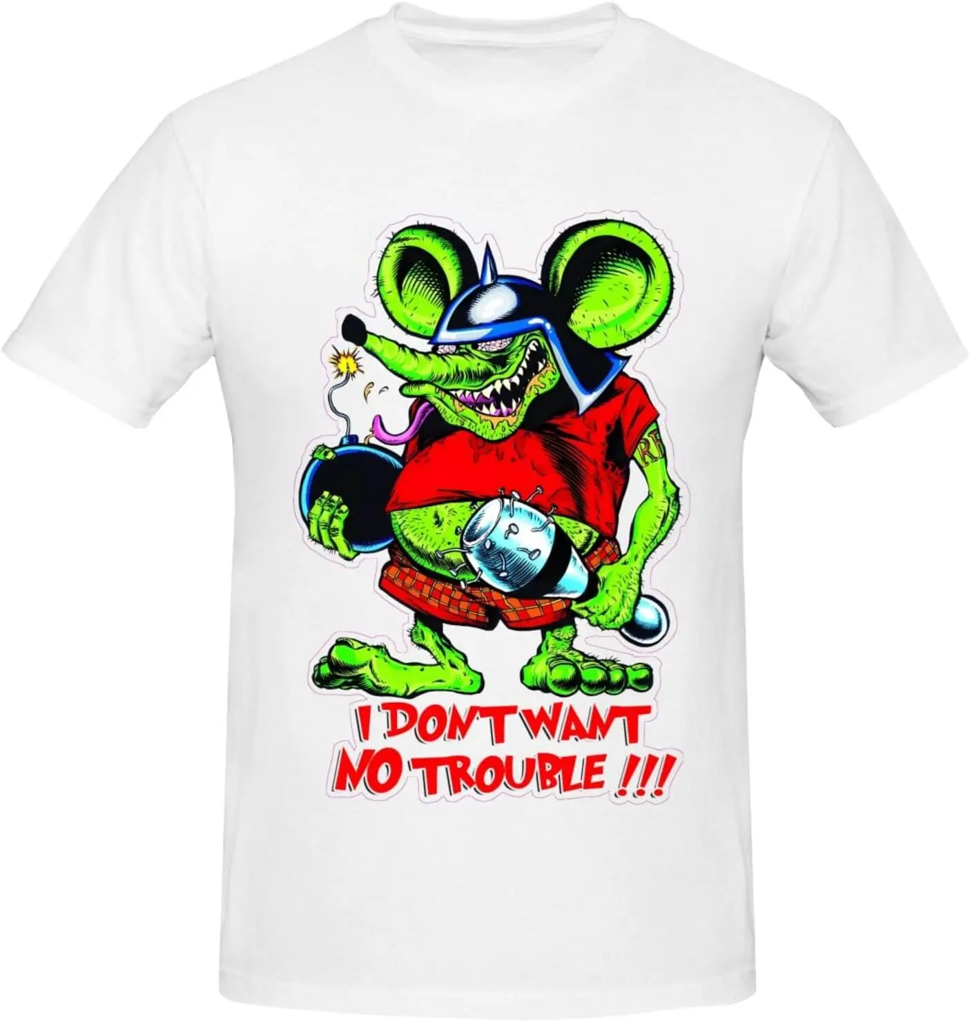 Rat Movie Fink Shirt Men's Personalised Graphic Short Sleeve Tees Y2K tops Unisex Summer Short Sleeve