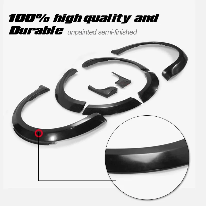 Carbon Fiber Wheel Eyebrow Fender Flares Arch For BMW Mini Countryman JCW R60 10-16 Modified Resin Side Protector Mudguard