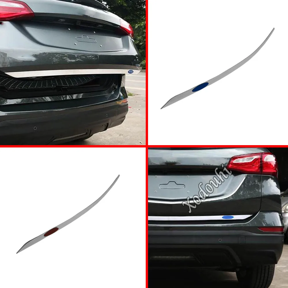 

Car Trunk Bumper Rear Tail Door Bottom Tailgate Frame Plate Trim Hood For Chevrolet Equinox Third GE 2017 2018 2019 2020 2021