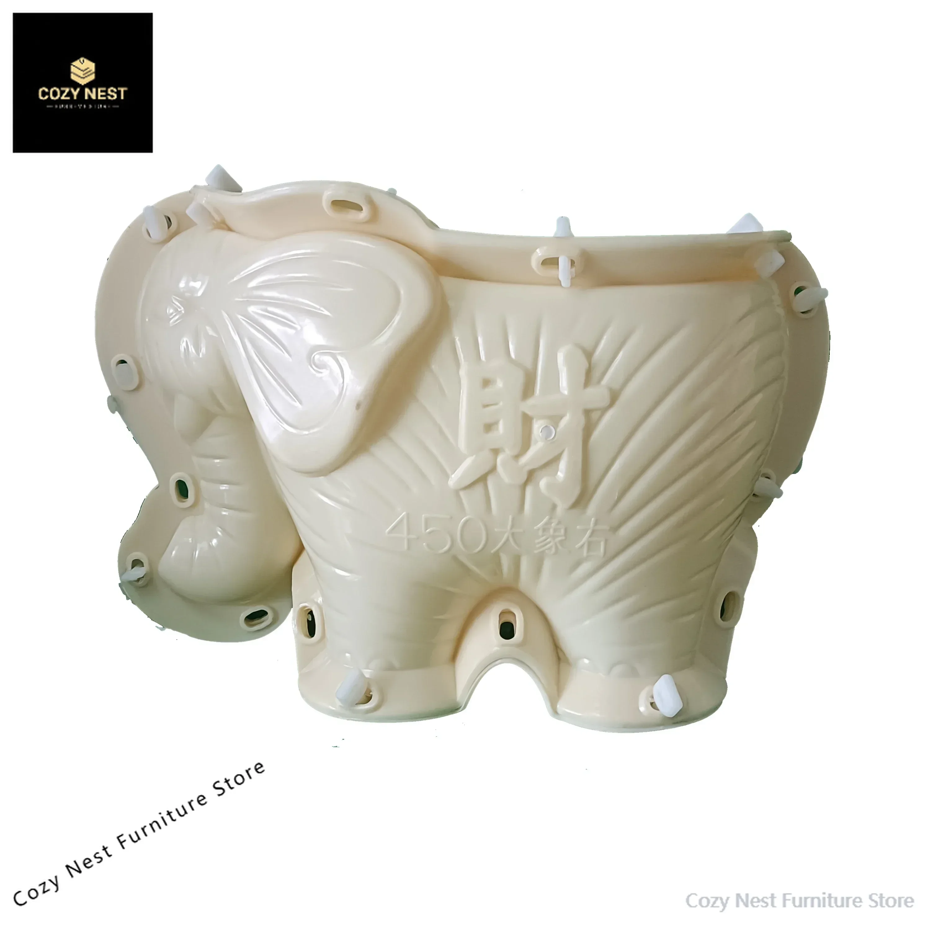 

Precast 45cm Garden Decorative Concrete Animal Large Elephant shape Planter flower Pot molds for garden