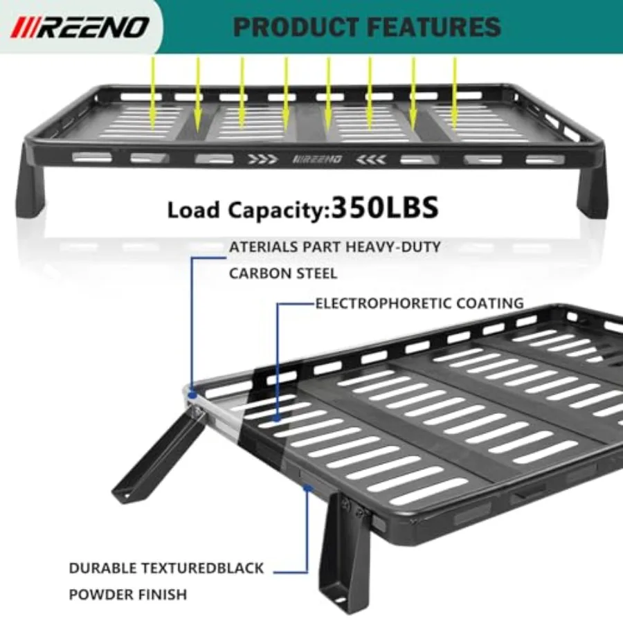 الثقيلة الخلفي حمولة حقيبة السيارة رف سلة ل 19972006 جيب رانجلر TJ دائم تخزين حامل الحقائب مع عدم وجود الحفر Installa #4