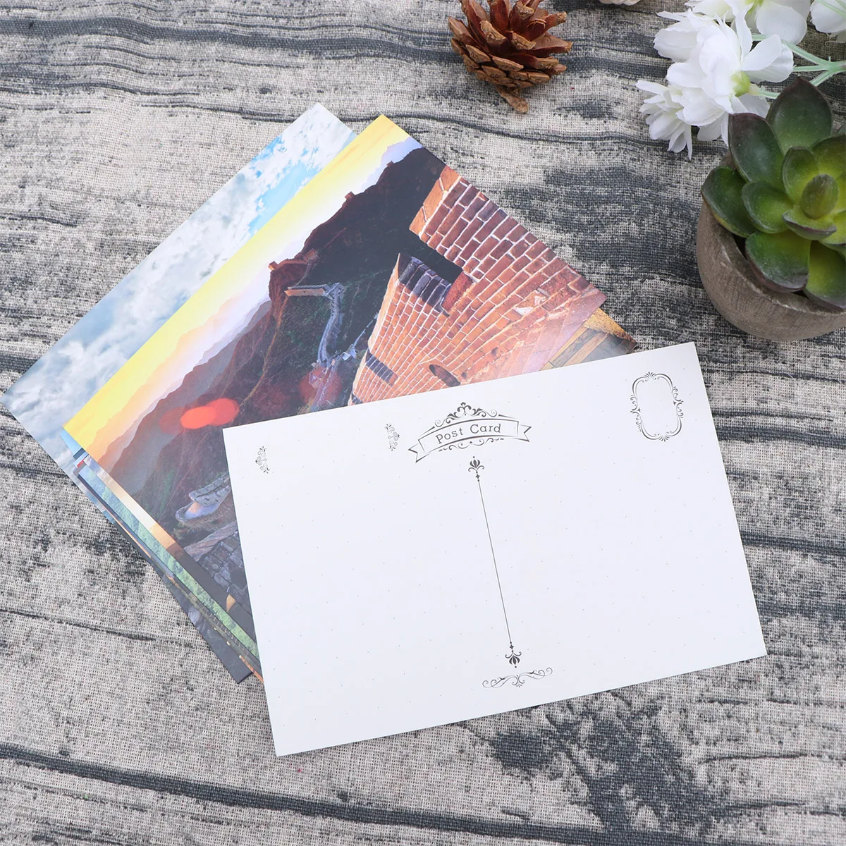 

15Pcs Great Wall Postcards Premium Paper Traditional Chinese Photography Series Ideal for Collectors Scrapbooking Greeting Cards