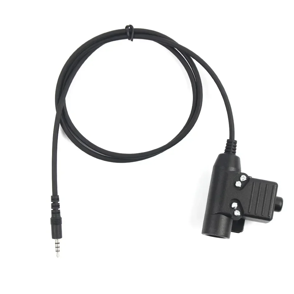 NATO Plug U94 PTT Headset Adapter Z113 Standard Version 3.5mm Jack for iPhone  HTC Cellphone