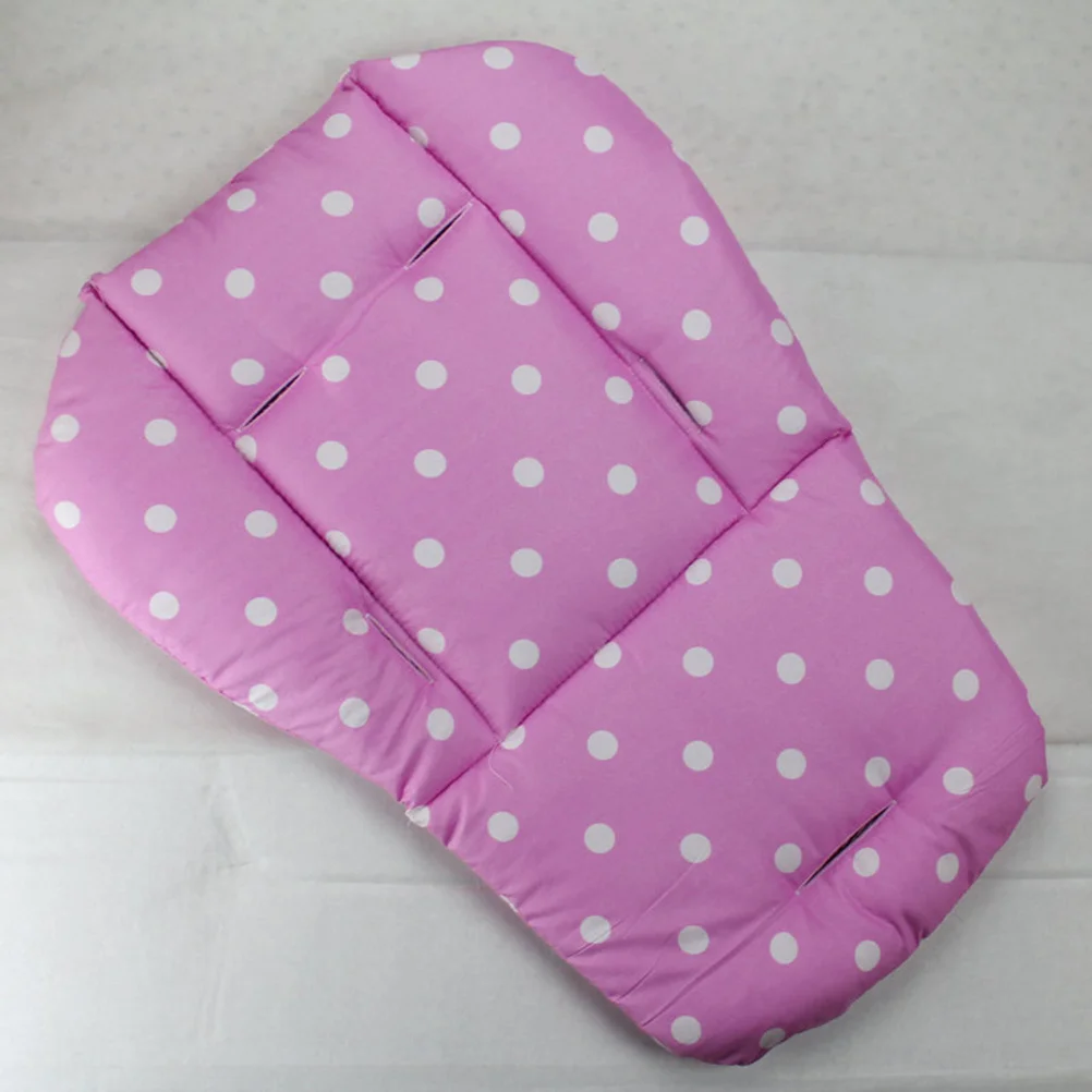 

Universal Baby Stroller Cushion Pad Waterproof Soft Washable Machine Dryer Safe For Car Seat Pram Stroller Liner Pink