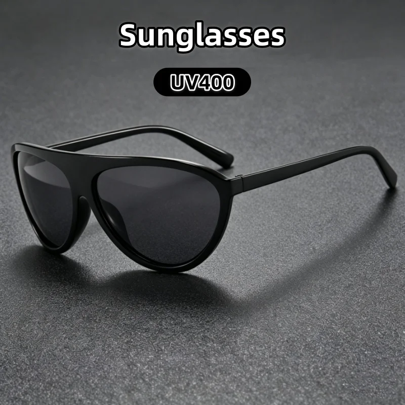 

Fashion High-end Pilot Toad-shaped Sunglasses UV Resistant Walk The Show Decorative Glasses for A Pretty Girl Party Gatherings