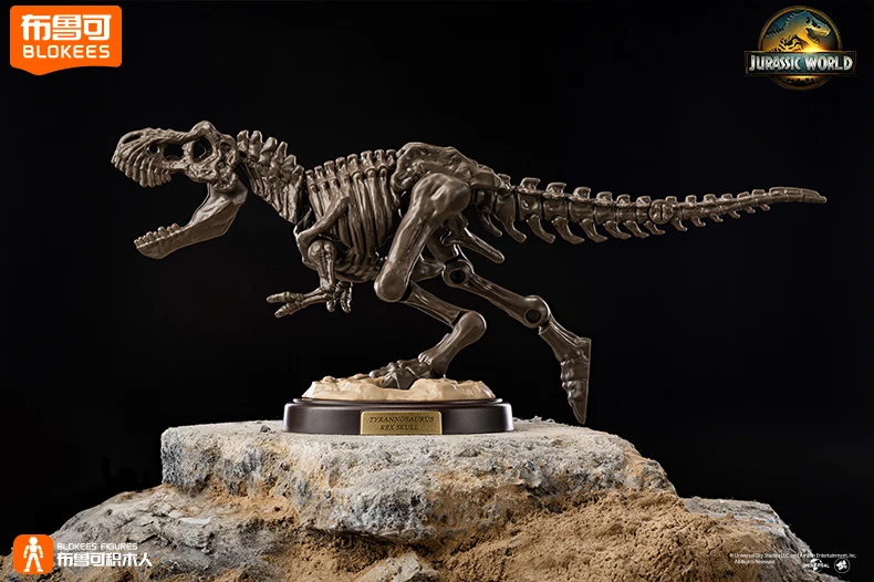 BLOKEES Baustein Mann Natürliches Set -Jurassic Period World Dinosaurier Dinosaurier Montagemodell Blind Box Spielzeug Kindergeschenke