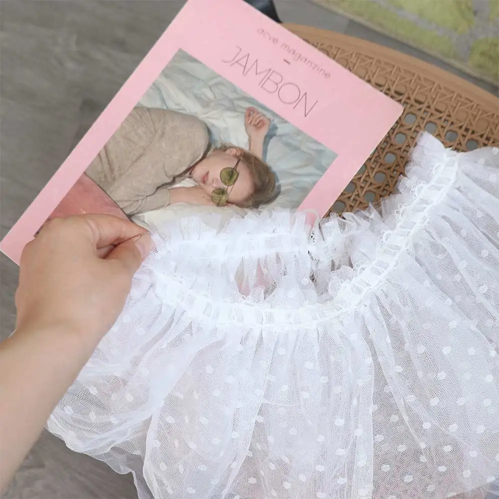 แฟชั่น Y2k ลูกไม้กระโปรงมินิ Lolita กระโปรงผ้ากอซสั้น LACE-up เกาหลีสไตล์ Ruffled EDGE กระโปรงผู้หญิง