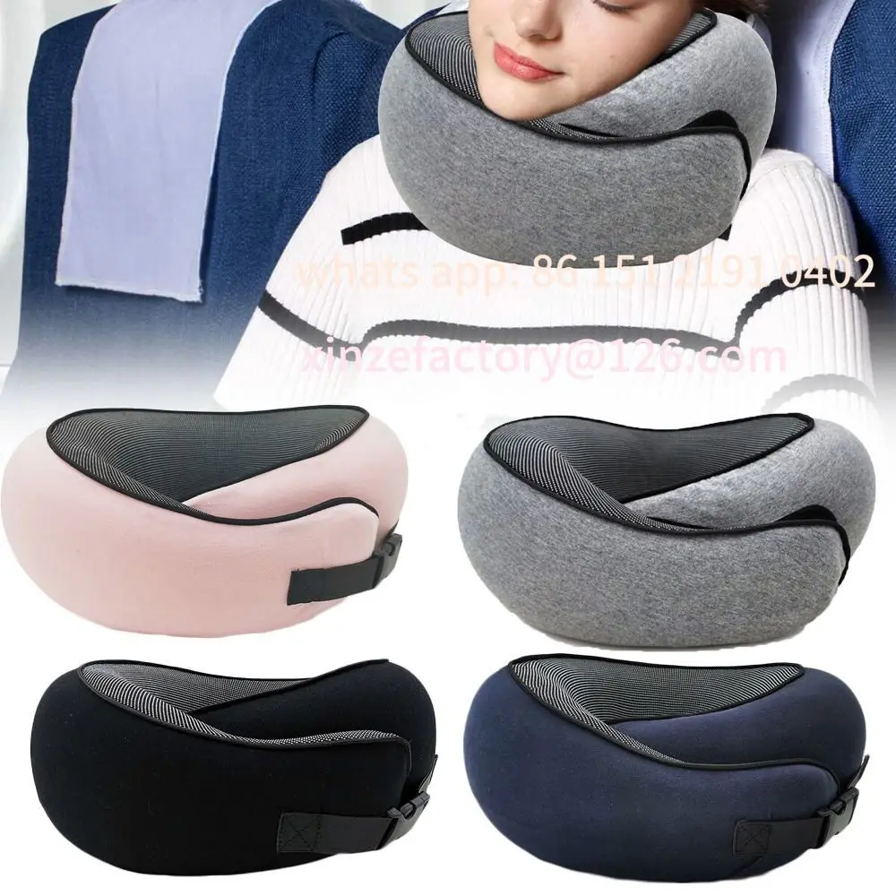 

Customizable Break Sleep Pillows Travel Soft Neck Pillow Memory Foam U-shaped Pillow Portable Adjustable Soft Neck Support Noon