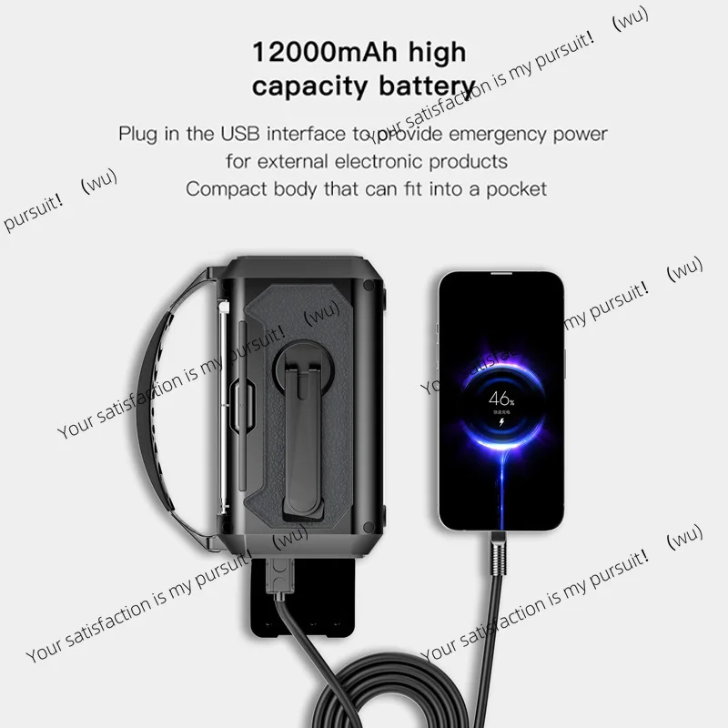 

Hand generator Small energy storage Mobile emergency power supply Multifunctional solar charging Outdoor lighting