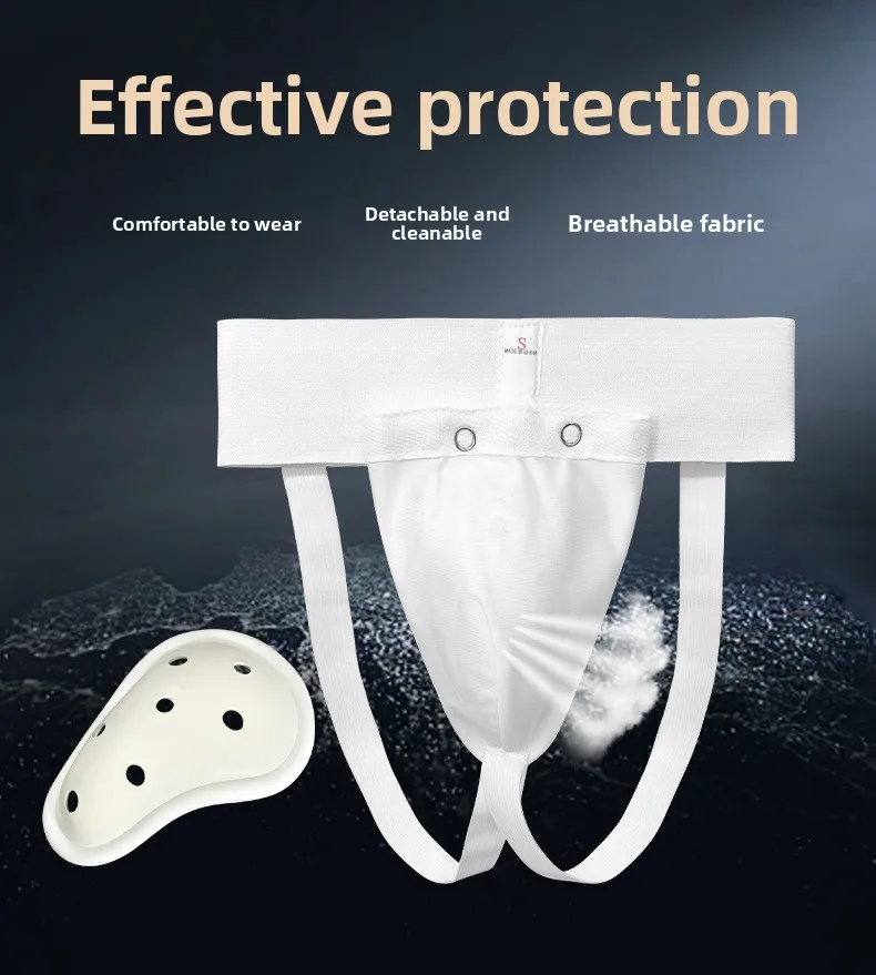 

Men's Karate Crotch Baseball Sanda Taekwondo Crotch Protection Boxing Muay Thai Children's Adult Men's Crotch Protection