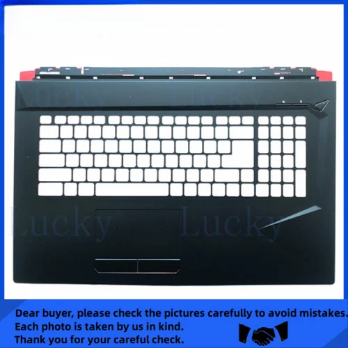 Imagen 2 del producto Carcasa Superior con Reposamanos / Carcasa Inferior Negra para MSI GL73 GP73 MS-17P1