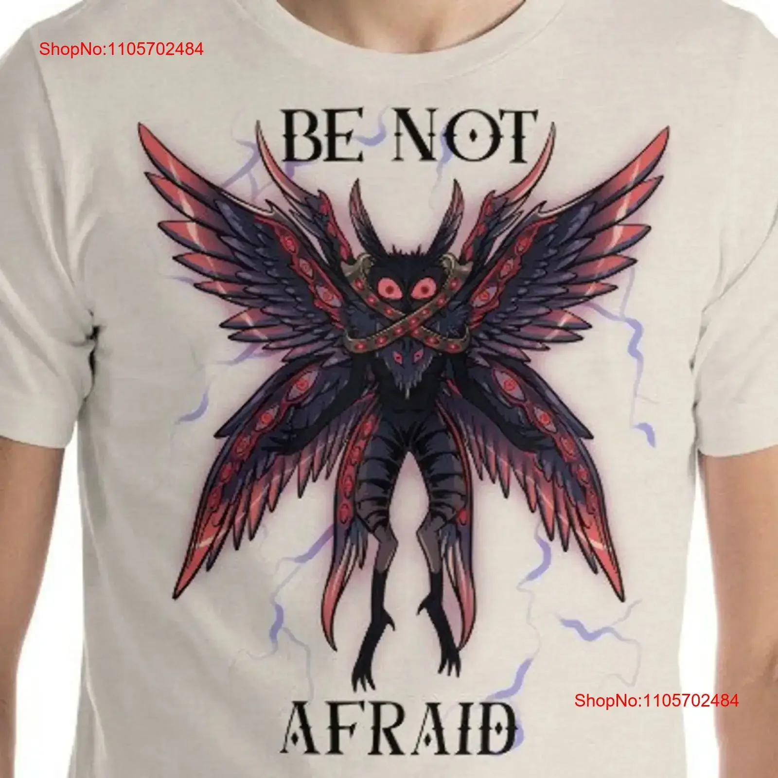 Mothman Biblically Accurate Angel T Shirt of Mystical Proportions vintage Washed graphic Stretched Versatile Comfortable