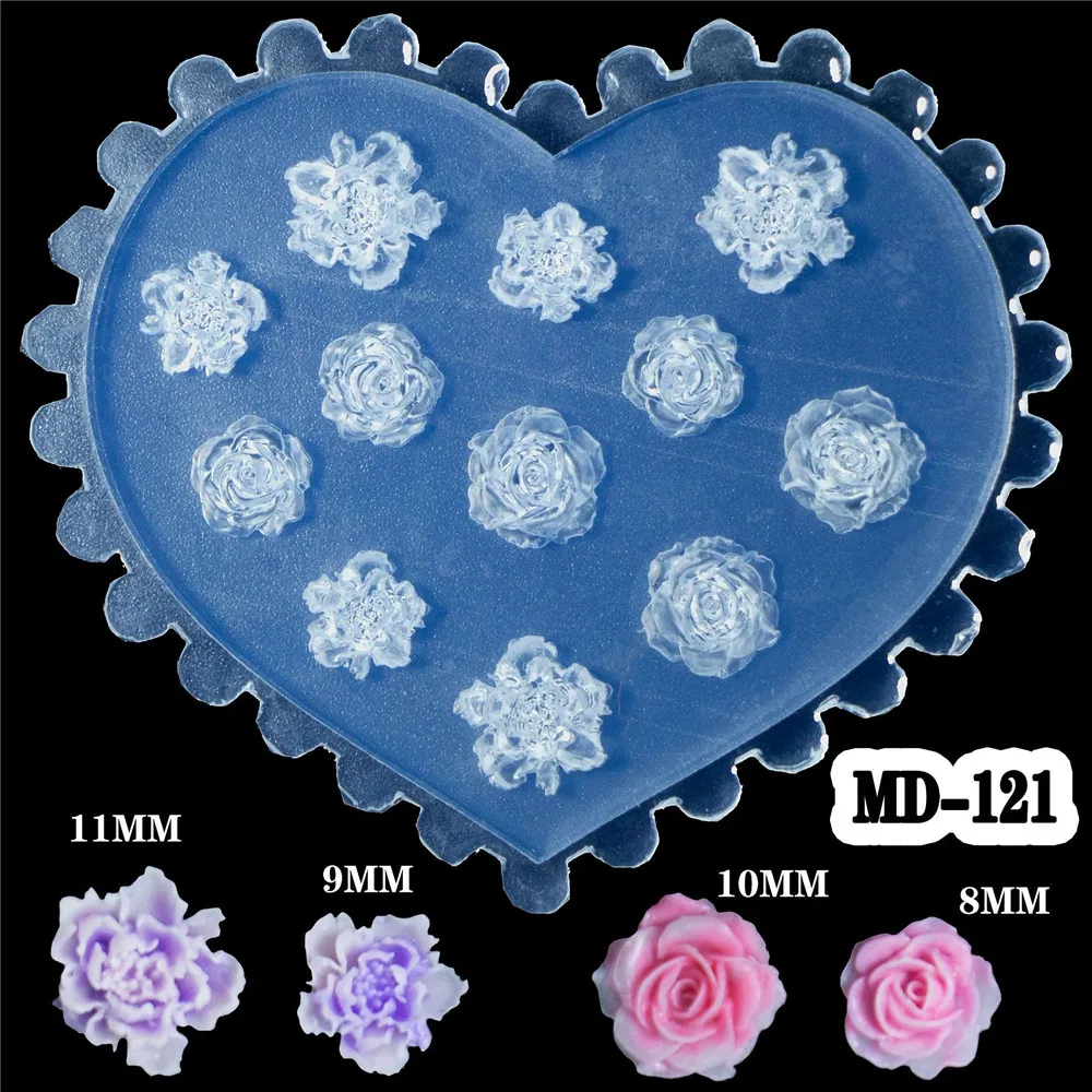 Nail Art Silicone Mold English Letter Butterfly Bow Flower Design Stereo Crystal Carving Mold DIY Manicure Tools