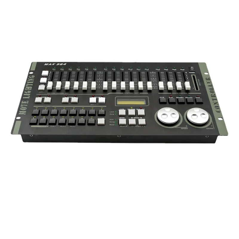 MAX384 DMX512 Controller for Stage Lighting Control Moving Head Led Par Light Dimmer 384 DMX Channel DJ Console